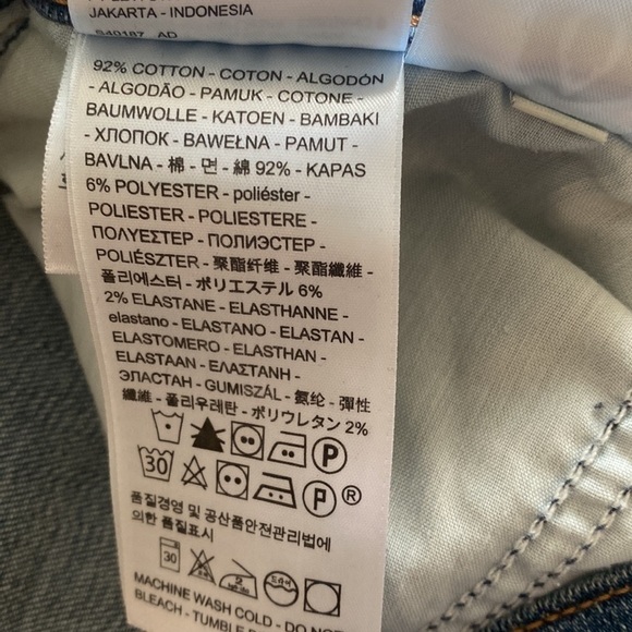 Levi’s Wedgie High Rise Straight Leg Button Fly Jeans - Picture 7 of 7